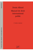 Manuel de droit international public