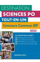 Destination sciences po - concours commun iep 2023 - tout-en-un