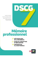 Dscg 7  -  memoire professionnel