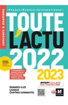 Toute l'actu 2022 - sujets et chiffres clefs de l'actualite - 2023 mois par mois