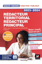 Reussite concours : redacteur territorial/ redacteur principal  -  tout-en-un (edition 2023/2024)