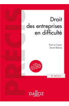 Droit des entreprises en difficulte 8ed