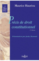 Precis de droit constitutionnel