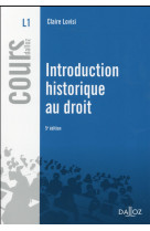 Introduction historique au droit. 5e ed.