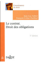 Le contrat  -  droit des obligations (5e edition)