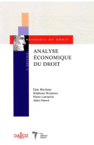 Analyse economique du droit (3e edition)