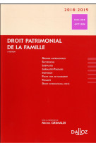 Droit patrimonial de la famille (edition 2018/2019)