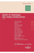 Droit et pratique des voies d'execution 2018/2019