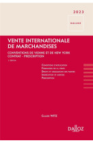 Vente internationale de marchandises (edition 2023/2024)