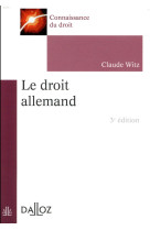 Le droit allemand (3e edition)