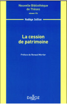 La cession de patrimoine