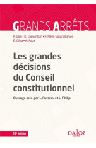 Les grandes decisions du conseil constitutionnel 19ed