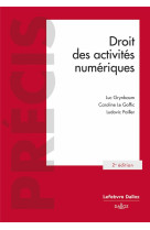 Droit des activites numeriques (2e edition)