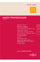 Droit penitentiaire 2020/2021. 3e ed.