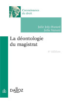 La deontologie du magistrat