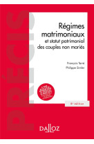 Regimes matrimoniaux et statut patrimonial des couples non maries