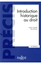 Introduction historique au droit (5e edition)