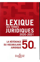 Lexique des termes juridiques (edition 2020-2021)