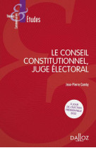 Le conseil constitutionnel, juge electoral