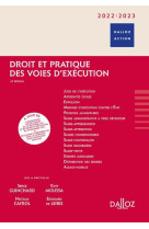 Droit et pratique des voies d'execution (edition 2022/2023)