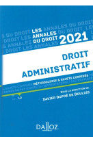 Droit administratif  -  methodologie et sujets corriges (edition 2021)