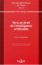 Vers un droit de l'intelligence artificielle - volume 197