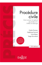 Procedure civile. 35e ed. - droit commun et special du proces civil, mard et arbitrage