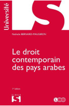 Le droit contemporain des pays arabes