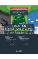 Transition energetique et climat  -  loi du 8 novembre 2019