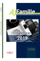 Aj famille  -  les dossiers de l'annee 2019