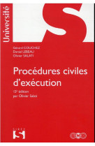 Procedures civiles d'execution (13e edition)