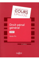 Droit penal general (edition 2021)