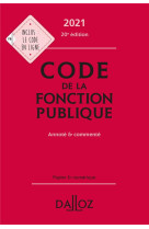 Code de la fonction publique (edition 2021)