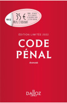 Code penal 2022 annote. edition limitee - annote