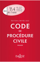 Code de procedure civile annote (edition 2022)