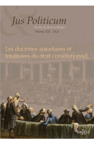 Jus politicum n.12 : les doctrines autoritaires et totalitaires du droit constitutionnel