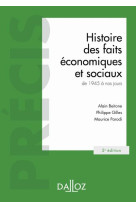 Histoire des faits economiques et sociaux de 1945 a nos jours