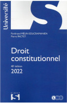 Droit constitutionnel (edition 2022)