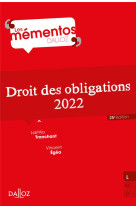 Droit des obligations (edition 2022)