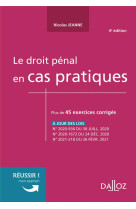 Le droit penal en cas pratiques