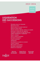 Liquidation des successions (edition 2023/2024)