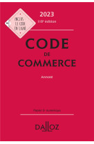 Code de commerce 2023 118ed - annote