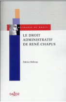 Le droit administratif de rene chapus