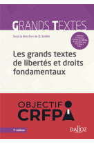 Les grands textes de libertes et droits fondamentaux 7ed