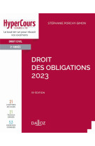 Droit des obligations : droit civil : 2e annee (edition 2023)