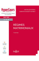 Regimes matrimoniaux : droit prive : l2/m2 (7e edition)