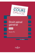 Droit penal general 2023. 14e ed.