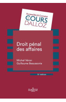 Droit penal des affaires (13e edition)