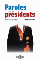 Paroles de presidents (3e edition)