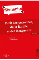 Droit des personnes, de la famille et des incapacites (12e edition)